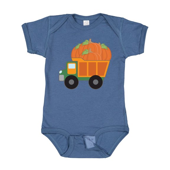 Inktastic Pumpkin Truck Thanksgiving Halloween Boys or Girls Baby Bodysuit