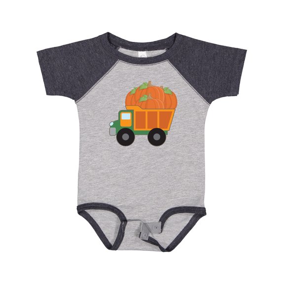Inktastic Pumpkin Truck Thanksgiving Halloween Boys or Girls Baby Bodysuit