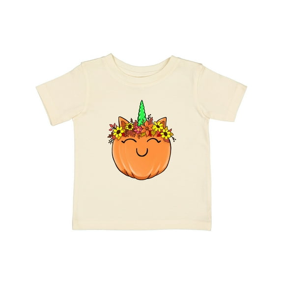 Inktastic Pumpkin Unicorn for Halloween and Thanksgiving Boys or Girls Baby T-Shirt