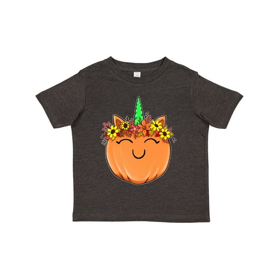Inktastic Pumpkin Unicorn for Halloween and Thanksgiving Boys or Girls Toddler T-Shirt