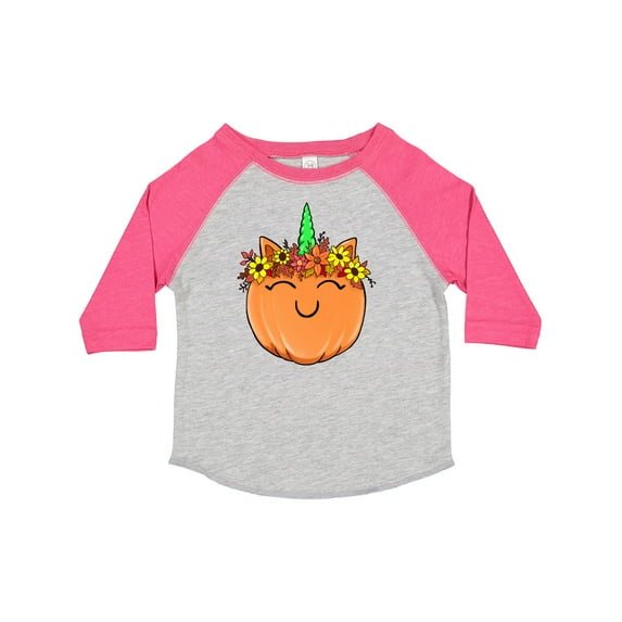 Inktastic Pumpkin Unicorn for Halloween and Thanksgiving Boys or Girls Toddler T-Shirt
