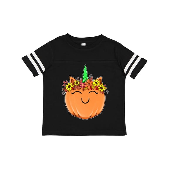 Inktastic Pumpkin Unicorn for Halloween and Thanksgiving Boys or Girls Toddler T-Shirt