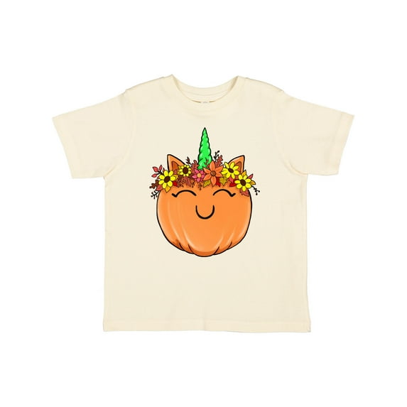 Inktastic Pumpkin Unicorn for Halloween and Thanksgiving Boys or Girls Toddler T-Shirt