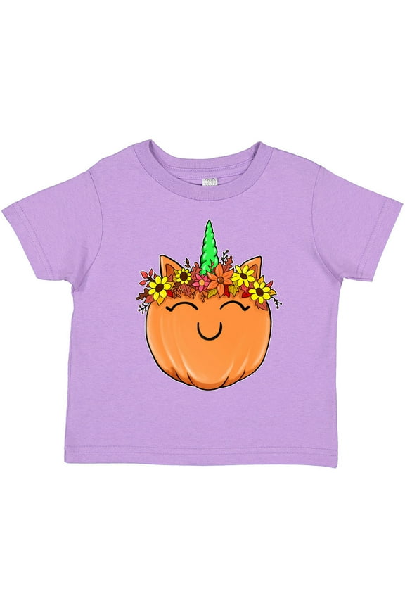 Pumpkin Unicorn for Halloween and Thanksgiving Boys or Girls Toddler T-Shirt