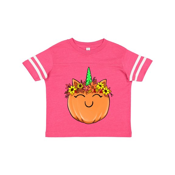 Inktastic Pumpkin Unicorn for Halloween and Thanksgiving Boys or Girls Toddler T-Shirt