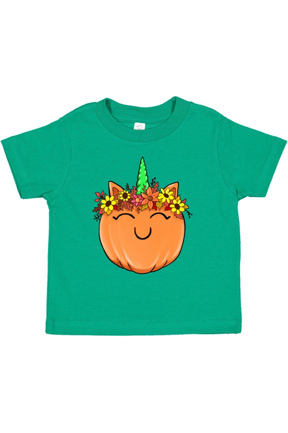 Pumpkin Unicorn for Halloween and Thanksgiving Boys or Girls Toddler T-Shirt