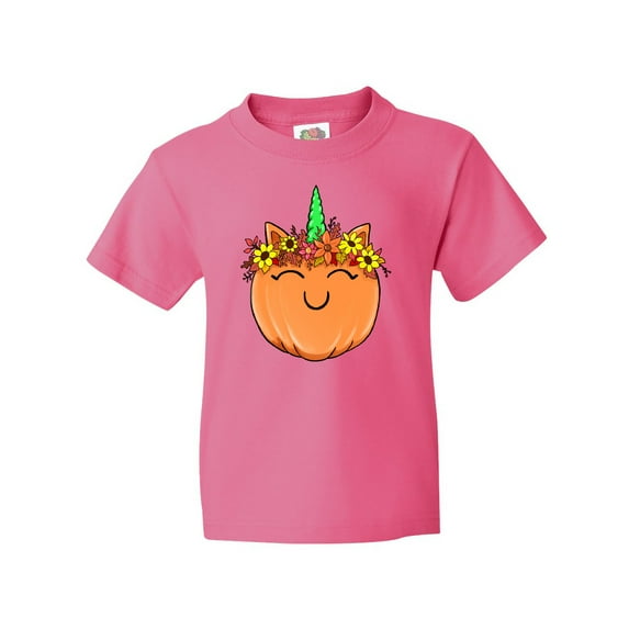 Inktastic Pumpkin Unicorn for Halloween and Thanksgiving Youth T-Shirt