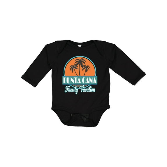 Inktastic Punta Cana Family Vacation Matching Boys or Girls Long Sleeve Baby Bodysuit