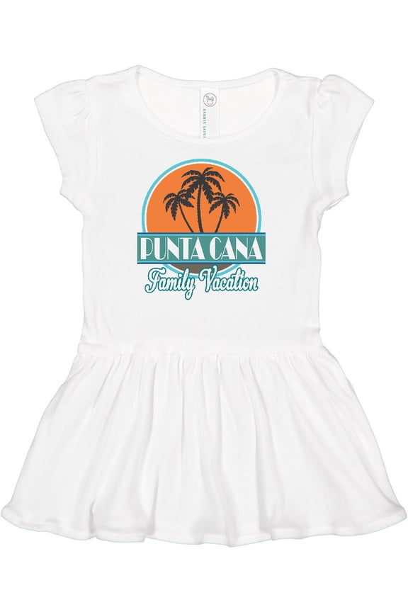 Punta Cana Family Vacation Matching Girls Baby Dress