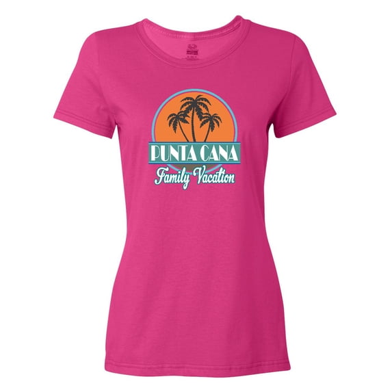 Inktastic Punta Cana Family Vacation Matching Women's T-Shirt