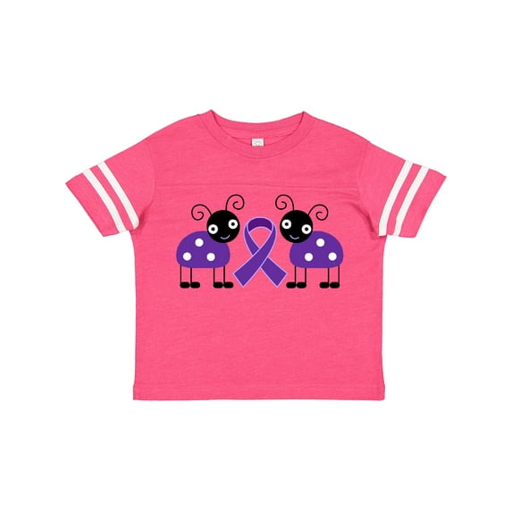 Inktastic Purple Awareness Ribbon Alzheimers Lupus Boys or Girls Toddler T-Shirt