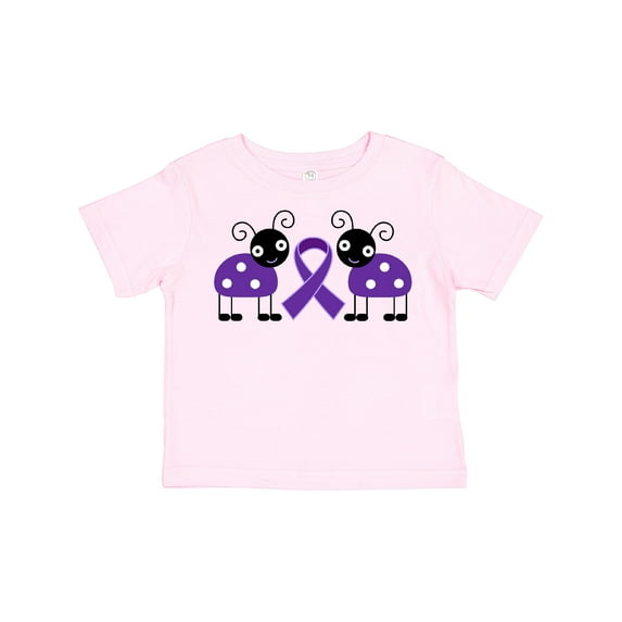 Inktastic Purple Awareness Ribbon Alzheimers Lupus Boys or Girls Toddler T-Shirt
