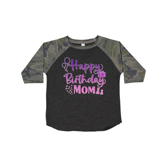 Inktastic Purple Happy Birthday Mom Boys or Girls Toddler T-Shirt