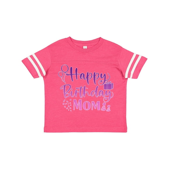 Inktastic Purple Happy Birthday Mom Boys or Girls Toddler T-Shirt