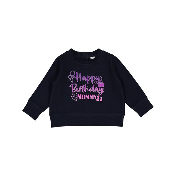 Inktastic Purple Happy Birthday Mommy Baby Sweatshirt