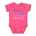 thumbnail image 1 of Inktastic Purple Happy Birthday Mommy Boys or Girls Baby Bodysuit, 1 of 5