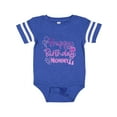 thumbnail image 1 of Inktastic Purple Happy Birthday Mommy Boys or Girls Baby Bodysuit, 1 of 5