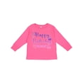 thumbnail image 1 of Inktastic Purple Happy Birthday Mommy Boys or Girls Long Sleeve Toddler T-Shirt, 1 of 5