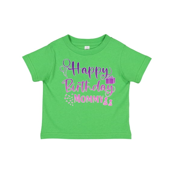 Inktastic Purple Happy Birthday Mommy Boys or Girls Toddler T-Shirt