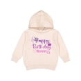 thumbnail image 1 of Inktastic Purple Happy Birthday Mommy Toddler Hoodie, 1 of 4