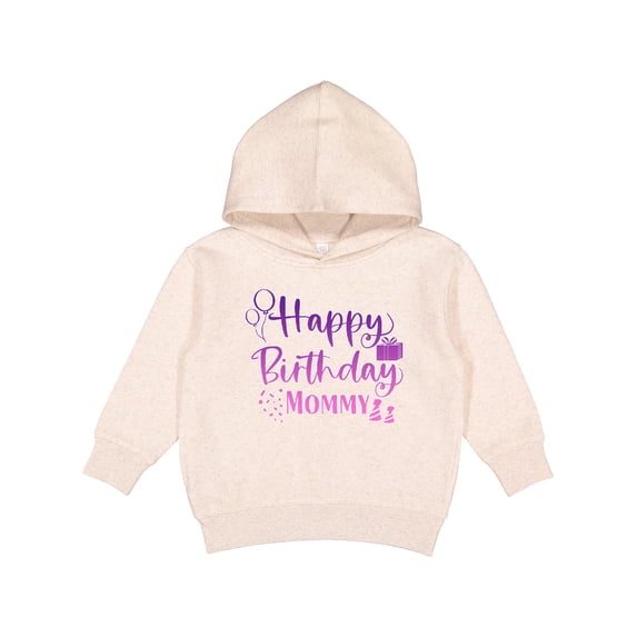 Inktastic Purple Happy Birthday Mommy Toddler Hoodie