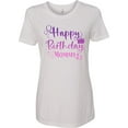 thumbnail image 1 of Inktastic Purple Happy Birthday Mommy Women's T-Shirt, 1 of 5