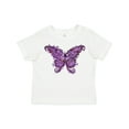 thumbnail image 1 of Inktastic Purple Ink Butterfly Boys or Girls Toddler T-Shirt, 1 of 5
