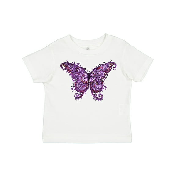 Inktastic Purple Ink Butterfly Boys or Girls Toddler T-Shirt