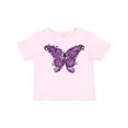 thumbnail image 1 of Inktastic Purple Ink Butterfly Boys or Girls Toddler T-Shirt, 1 of 5