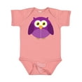 thumbnail image 1 of Inktastic Purple Owl Bird Boys or Girls Baby Bodysuit, 1 of 5