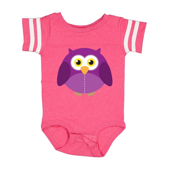 Inktastic Purple Owl Bird Boys or Girls Baby Bodysuit