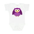 thumbnail image 1 of Inktastic Purple Owl Bird Boys or Girls Baby Bodysuit, 1 of 5