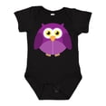 thumbnail image 1 of Inktastic Purple Owl Bird Boys or Girls Baby Bodysuit, 1 of 5