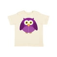 thumbnail image 1 of Inktastic Purple Owl Bird Boys or Girls Toddler T-Shirt, 1 of 5