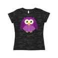 thumbnail image 1 of Inktastic Purple Owl Bird Women's T-Shirt, 1 of 5