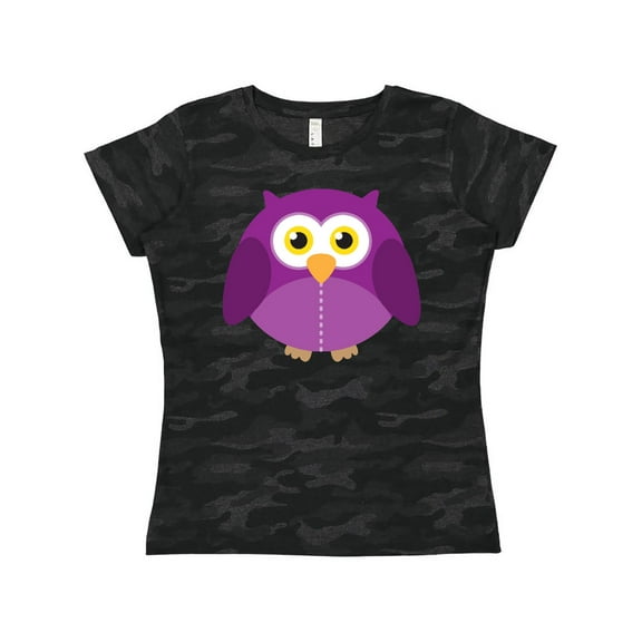 Inktastic Purple Owl Bird Women's T-Shirt