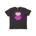 thumbnail image 1 of Inktastic Purple Owl Bird Youth T-Shirt, 1 of 5