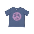 thumbnail image 1 of Inktastic Purple Peace Girls Baby T-Shirt, 1 of 5