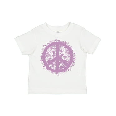 Inktastic Purple Peace Girls Toddler T-Shirt