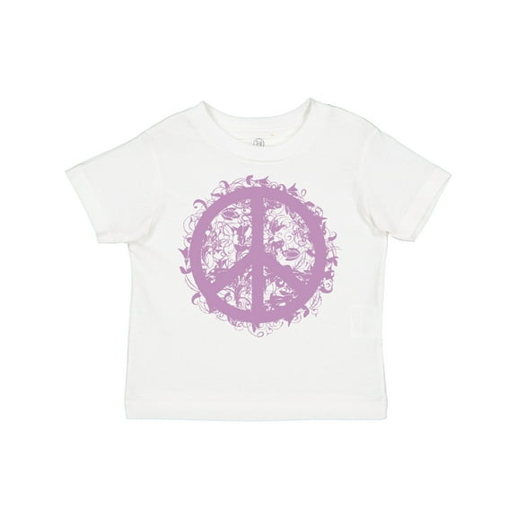 Inktastic Purple Peace Girls Toddler T-Shirt
