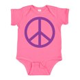 thumbnail image 1 of Inktastic Purple Peace Sign Boys or Girls Baby Bodysuit, 1 of 5