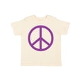 thumbnail image 1 of Inktastic Purple Peace Sign Boys or Girls Toddler T-Shirt, 1 of 5