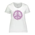 thumbnail image 1 of Inktastic Purple Peace Women's Plus Size T-Shirt, 1 of 5