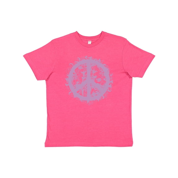 Inktastic Purple Peace Youth T-Shirt
