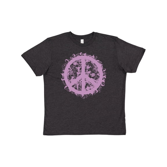 Inktastic Purple Peace Youth T-Shirt
