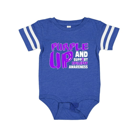 Inktastic Purple Up Epilepsy Boys or Girls Baby Bodysuit