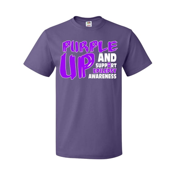 Inktastic Purple Up Epilepsy T-Shirt