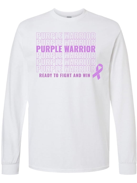 Purple Warrior Long Sleeve T-Shirt