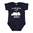 thumbnail image 1 of Inktastic Pyrenees Life is Ruff Great Pyrenees Boys or Girls Baby Bodysuit, 1 of 5