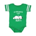 thumbnail image 1 of Inktastic Pyrenees Life is Ruff Great Pyrenees Boys or Girls Baby Bodysuit, 1 of 5